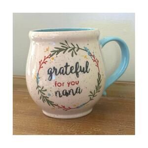 Speckled Leaf Grateful For You Nana Mug Cup Tag 16 oz Grandma